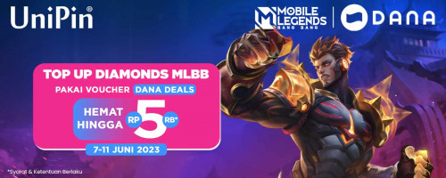 Beli Voucher Dana Deals & Saatnya Mainkan Starlight Member MLBB di UniPin!